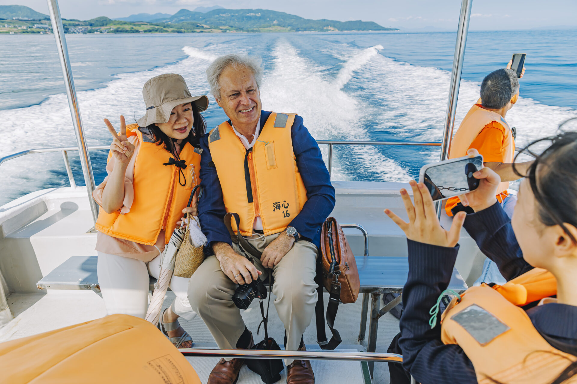乗船中写真