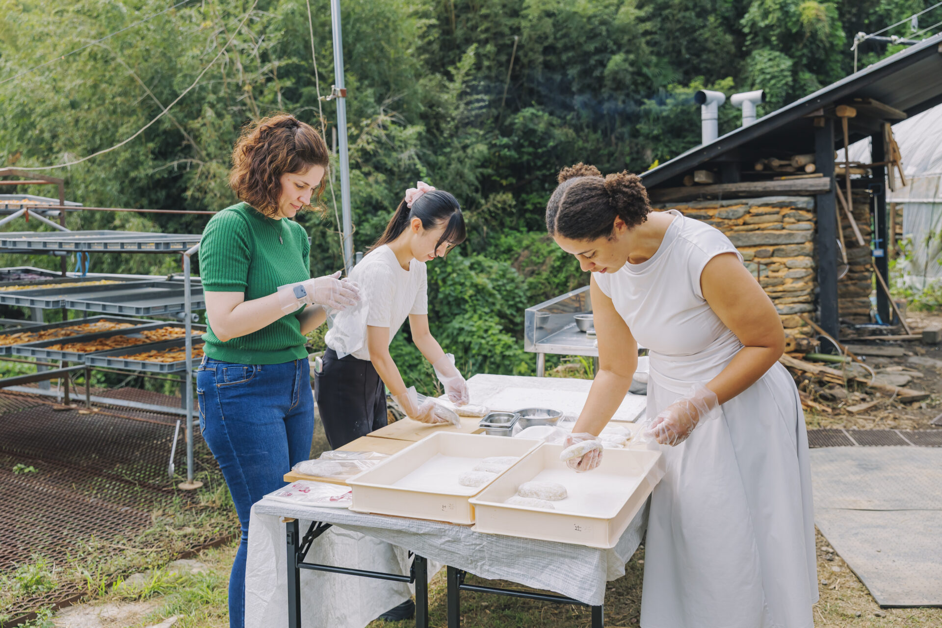 かんころ餅作り